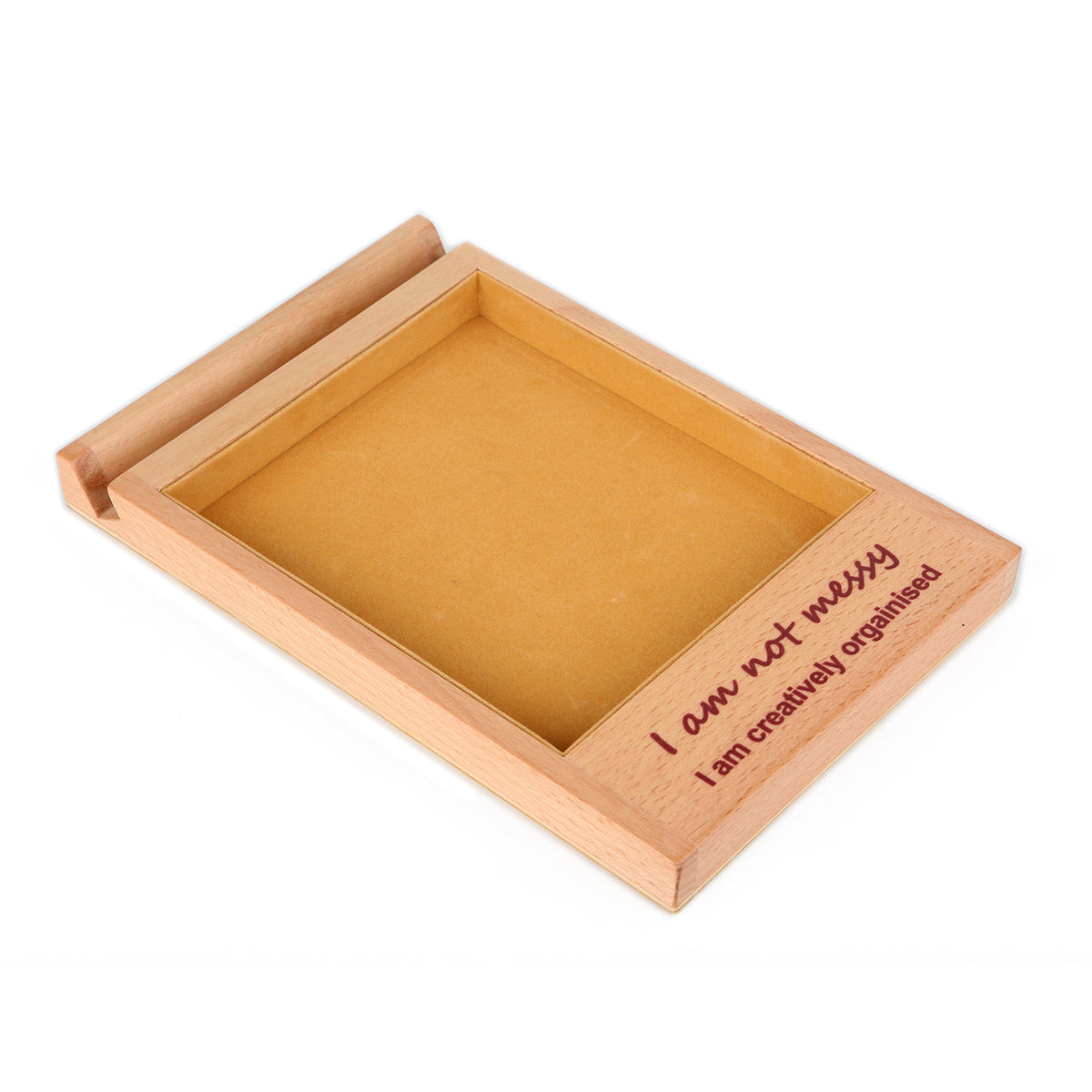 Wood Valet Tray,Mobile Docking | Valet Tray