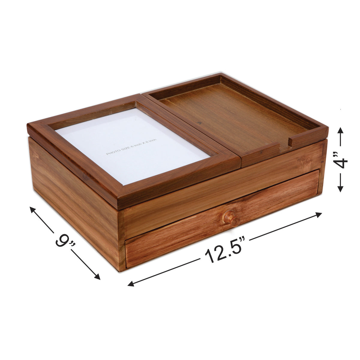 Wood Luxury Valet Box And Mobile Docking Tray | Wood Boxes