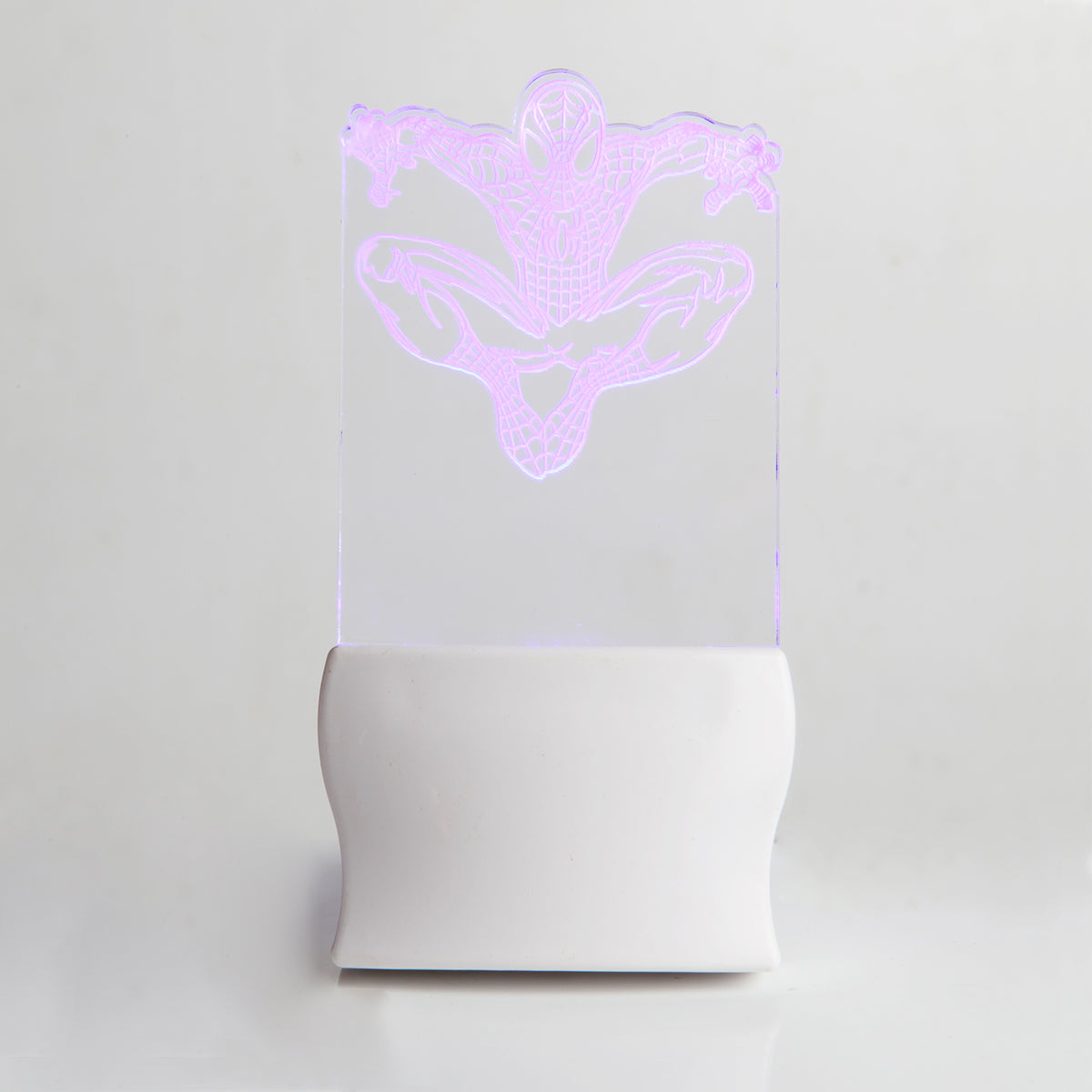 Led Night Lamp Acrylic Cut Shape Spiderman | Night Lamps