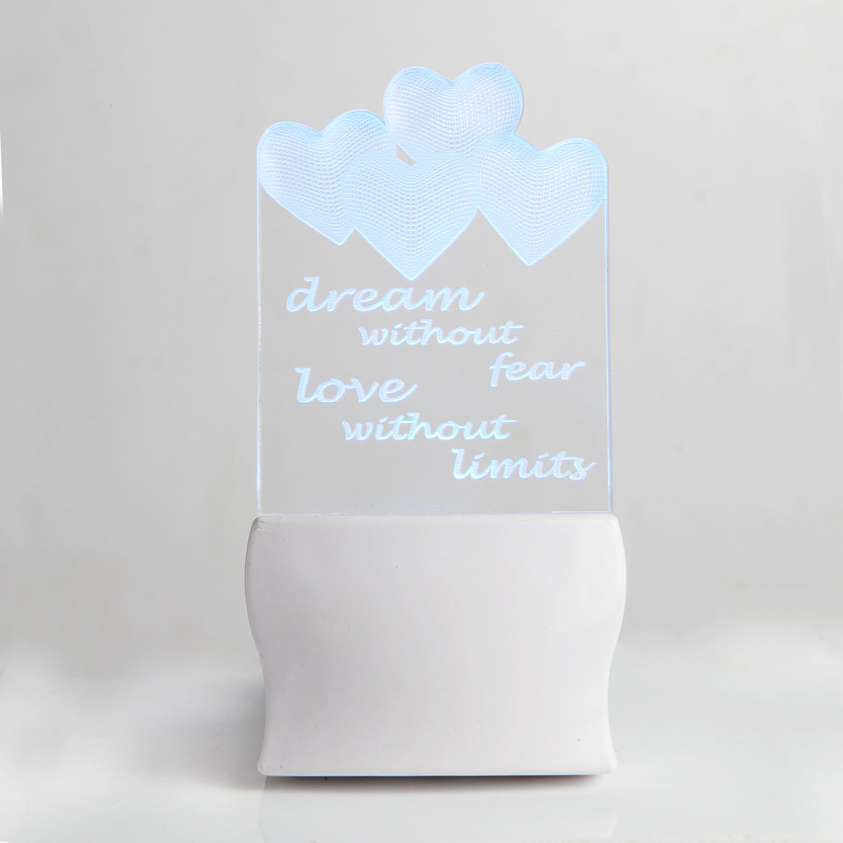 Led Night Lamp Acrylic Cut Shape Heart | Night Lamps