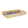 Wood Serving Tray Shibori Star Art Print Lamination | Tray