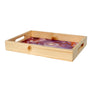 Wood Serving Tray Geode Art Print Resin Lamination | Tray