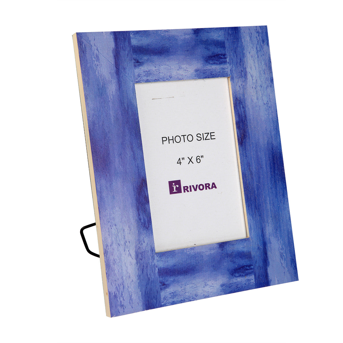 Wood Photo Frame With Shibori Design Art Print | Photo Frame