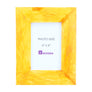 Wood Photo Frame With Hand Painted Transparent Yellow Colour | Photo Frame